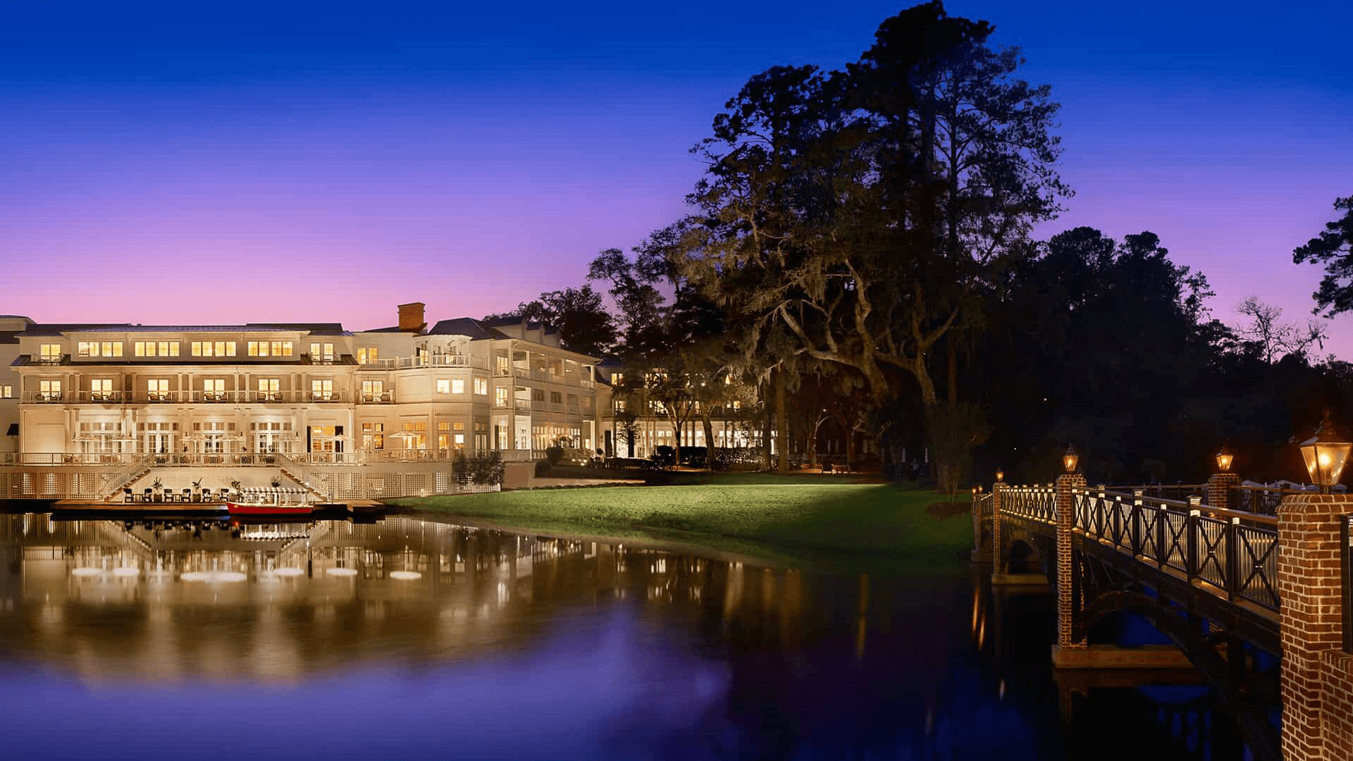 resort and bridge view
