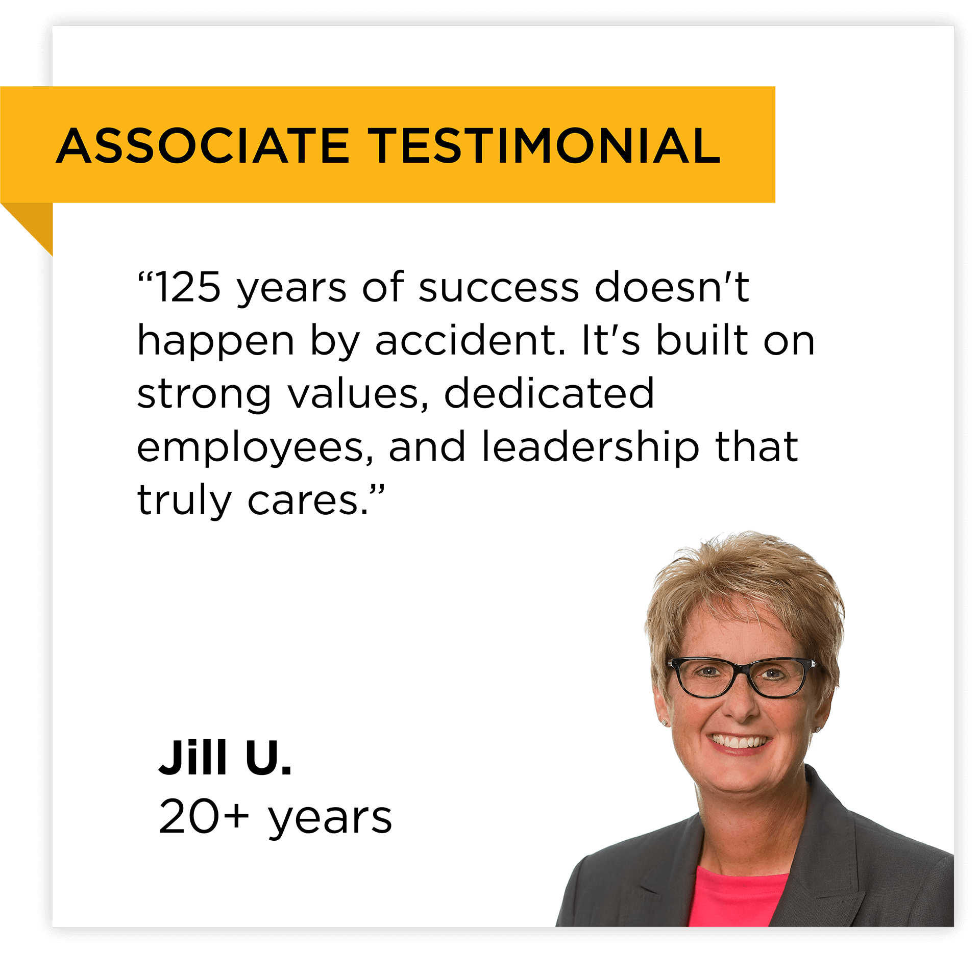 Jill's testimonial - SECURA associate
